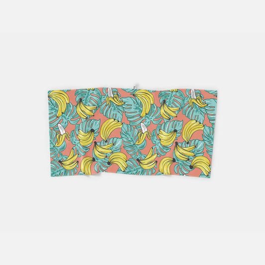 Personalized Floral Sublimation Microfiber Terry Bath Towel