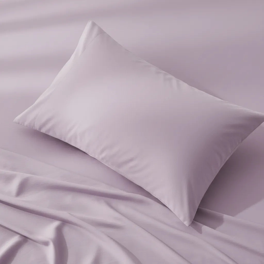 Purple Brushed Cotton Sheet Set
