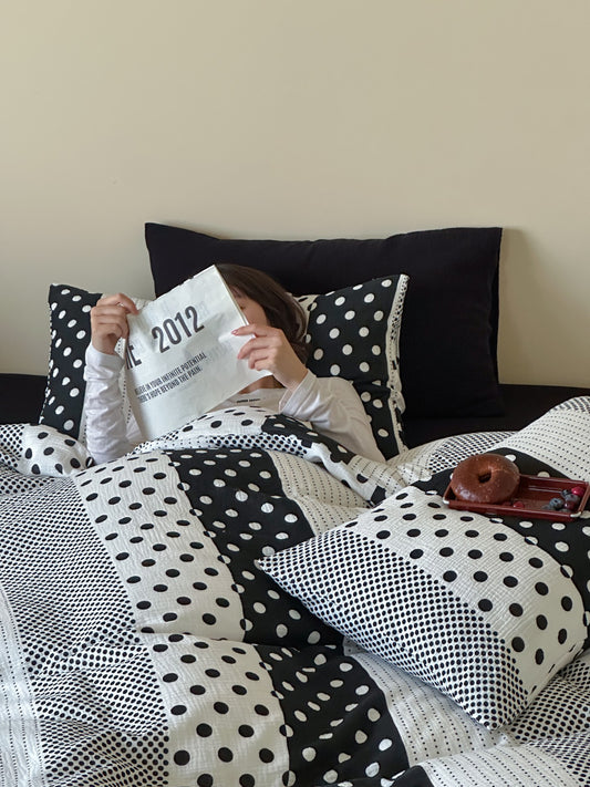 Mosaic Polka Dot Cotton Muslin Comforter original reference image 2