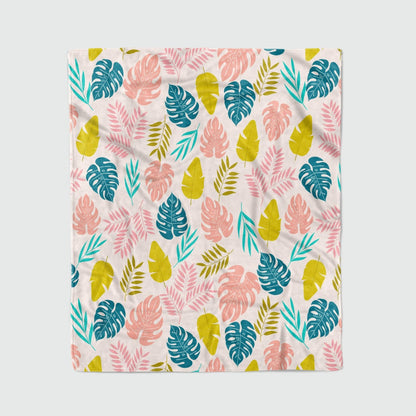 Couverture polaire en flanelle avec impression de fruits personnalisée en gros pour maison de plage