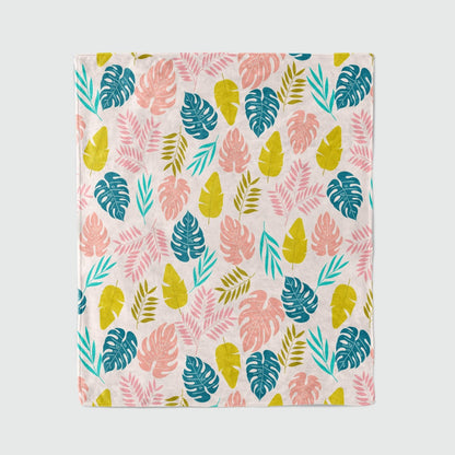 Couverture polaire en flanelle avec impression de fruits personnalisée en gros pour maison de plage