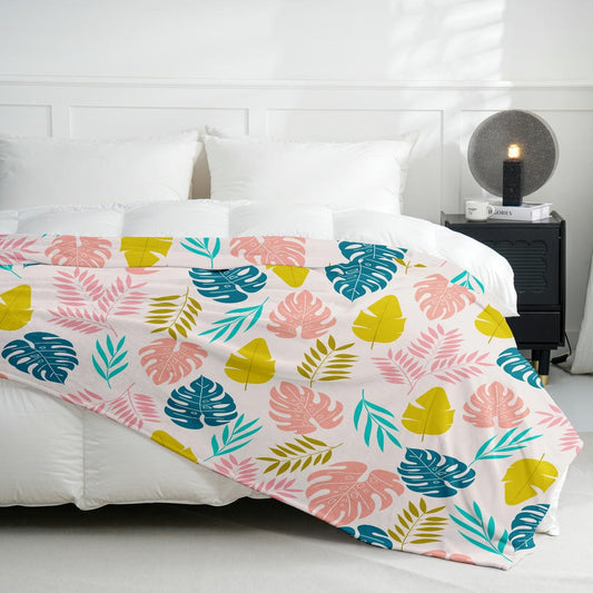 Wholesale Custom Fruit Printing Flannel Fleece Blanket For Beach House