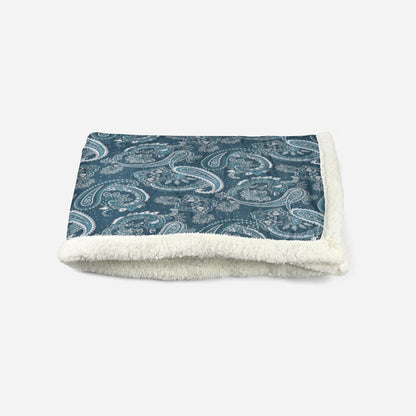 Custom Printed Double Layer Reversible Sherpa Blanket