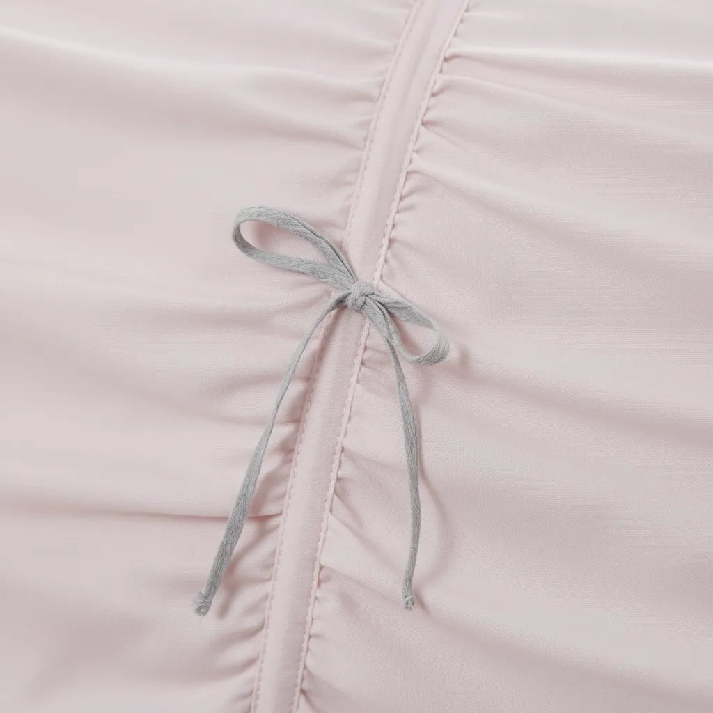 Ballet Ruched Duvet Cover with Bow