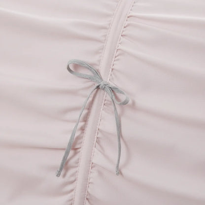 Ballet Ruched Duvet Cover with Bow