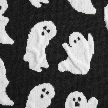 Halloween Ghost Feather Yarn Blanket