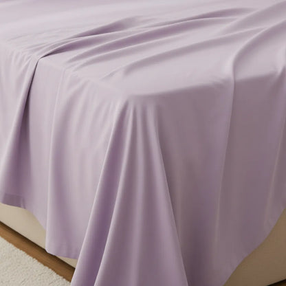 Purple Brushed Cotton Sheet Set
