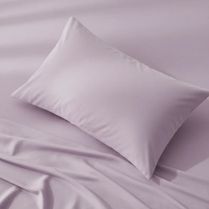 Purple Brushed Cotton Sheet Set