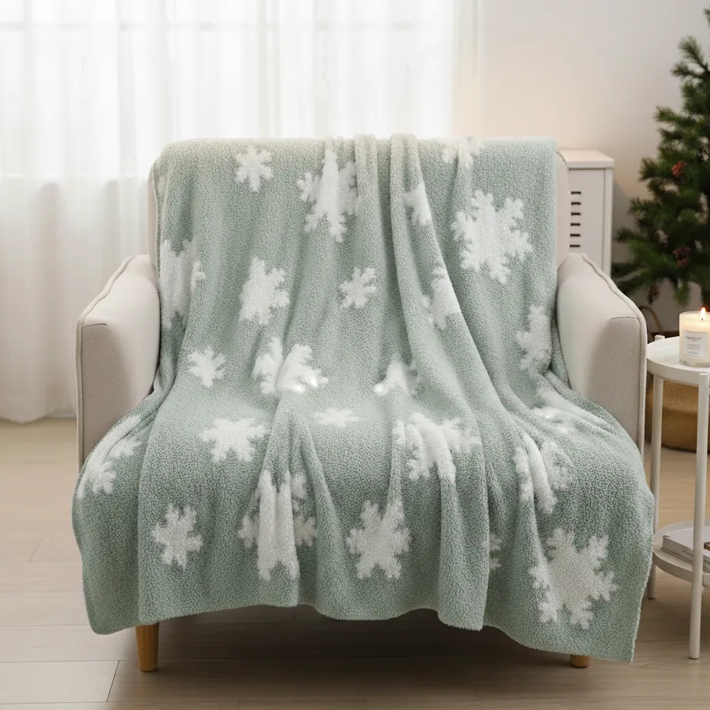 Manta Sherpa reversible de lujo con impresión personalizada