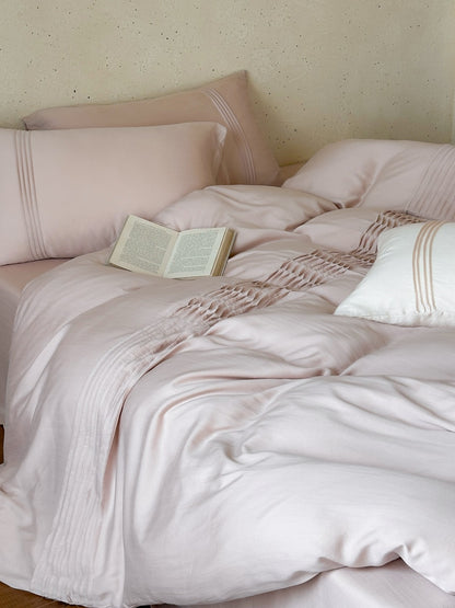 Atelier Smocked Pleat Washed Tencel Duvet Cover original reference image 28