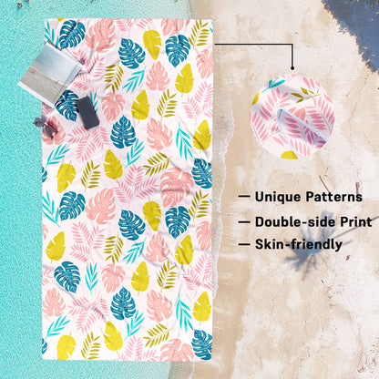 Custom Printed Sand-Free Quick Dry Microfiber Beach Towel