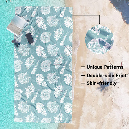 Custom Printed Microfiber Beach Towel Sand Free Quick Dry Towel