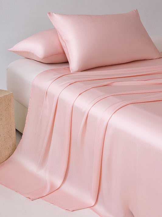 Camellia Blush TENCEL™ Lyocell Sheet Set original reference image 2