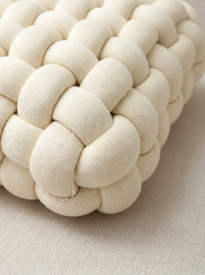 Chunky Braided Cushion detail image