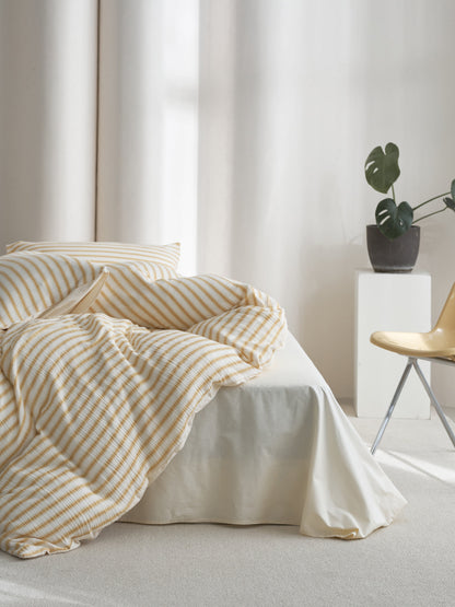 Cloud Crinkle Cotton Muslin Duvet Cover original reference image 10