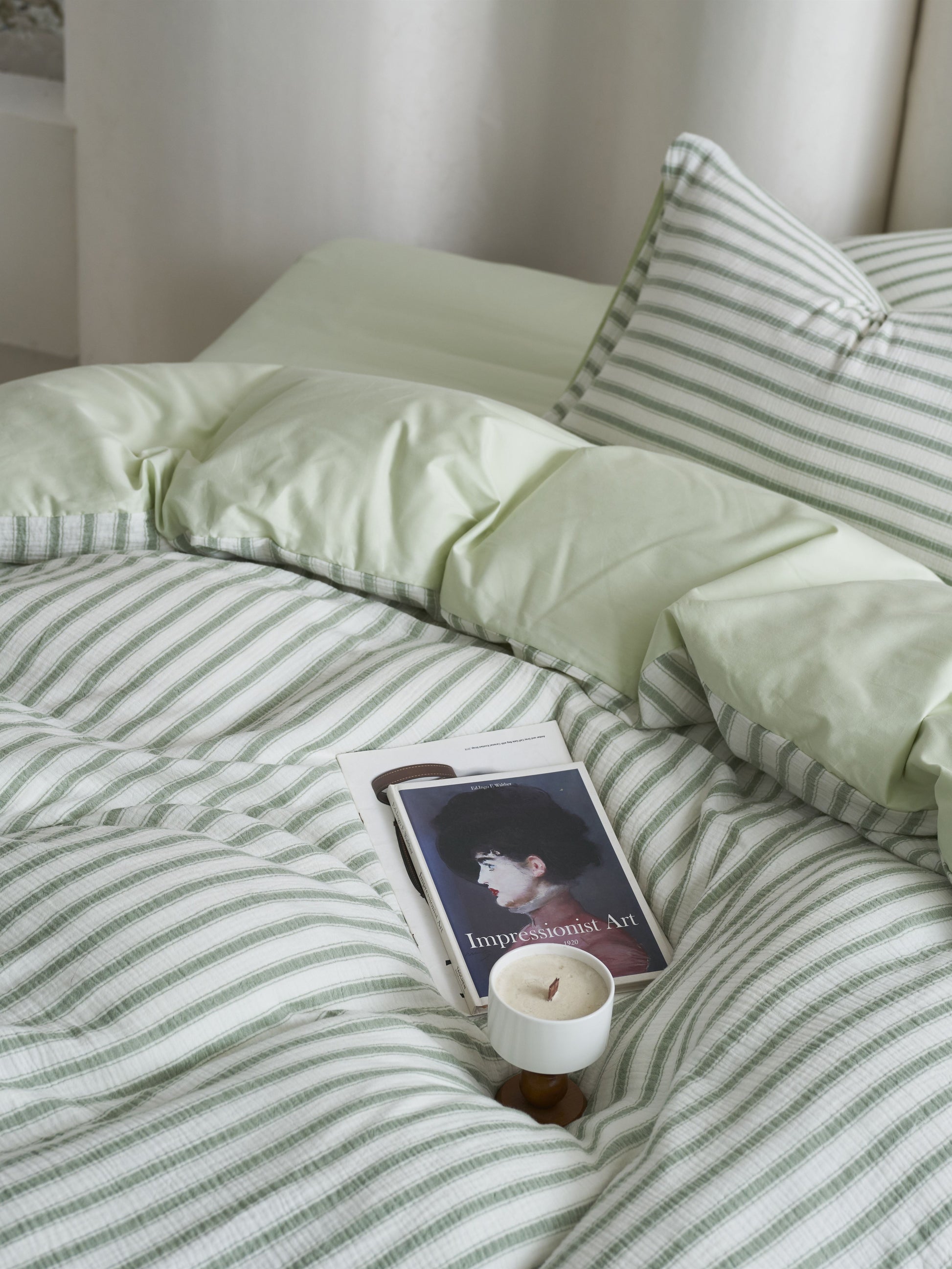 Cloud Crinkle Cotton Muslin Duvet Cover original reference image 25