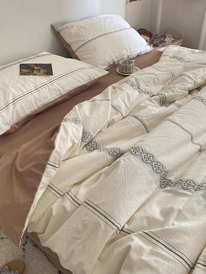 Flora Loom Cotton Jacquard Duvet Cover original reference image 8