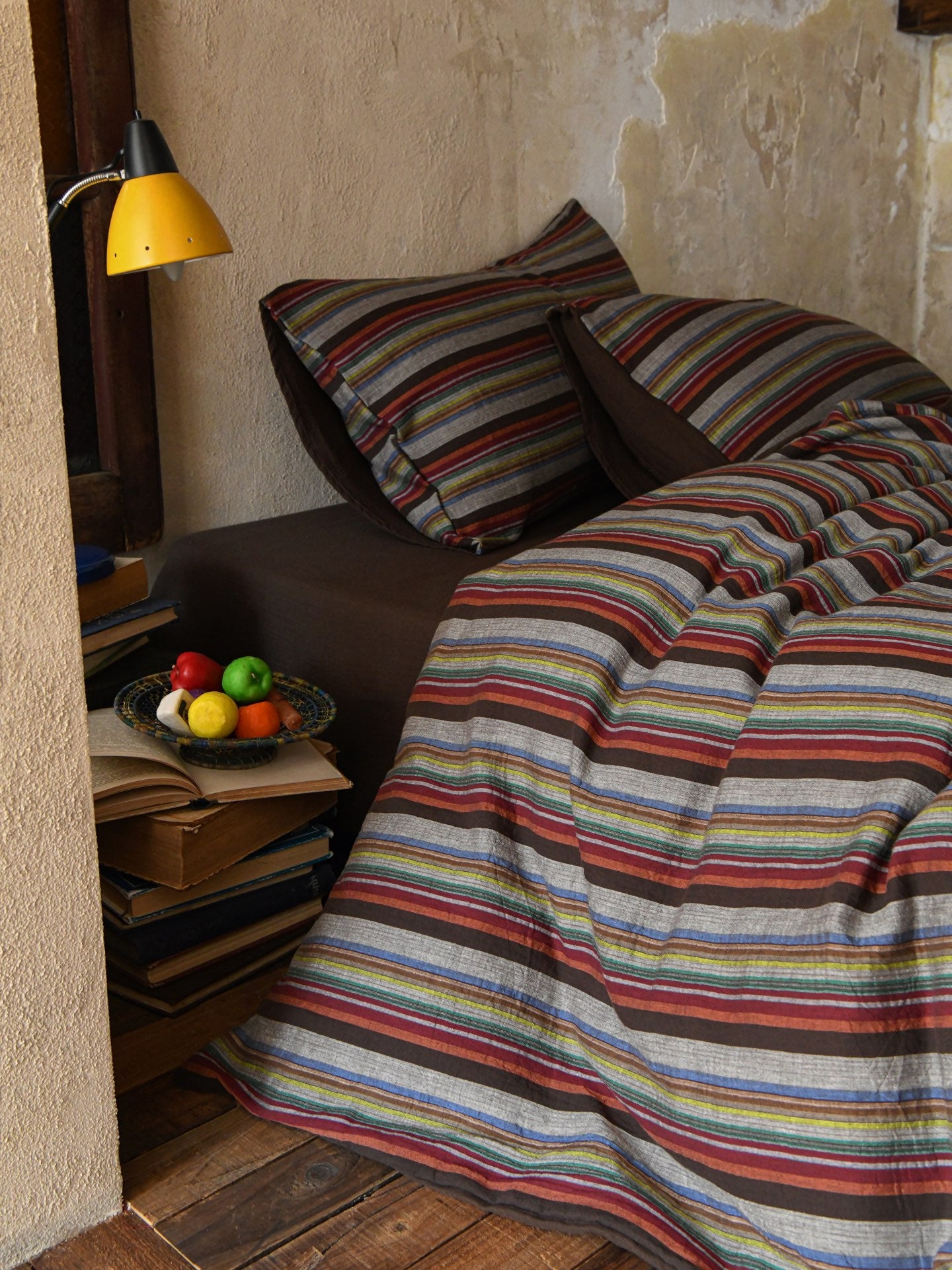 Hearth Stripe Cotton Muslin Comforter original reference image 5