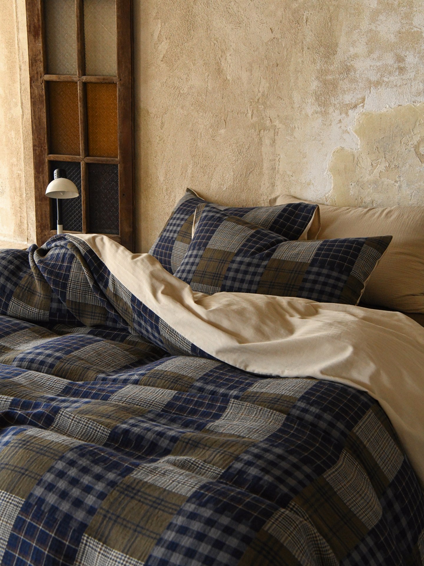 Heritage Patchwork Plaid Cotton Muslin Comforter original reference image 8