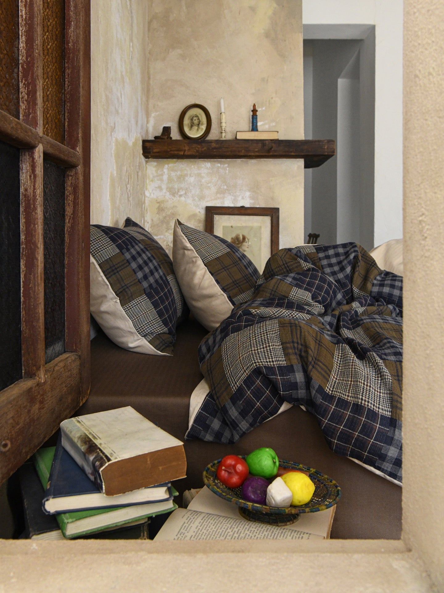 Heritage Patchwork Plaid Cotton Muslin Comforter original reference image 10