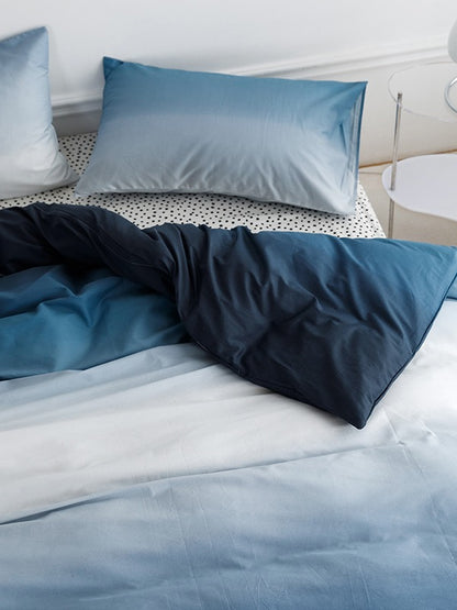 Horizon Gradient Cotton Duvet Cover original reference image 11