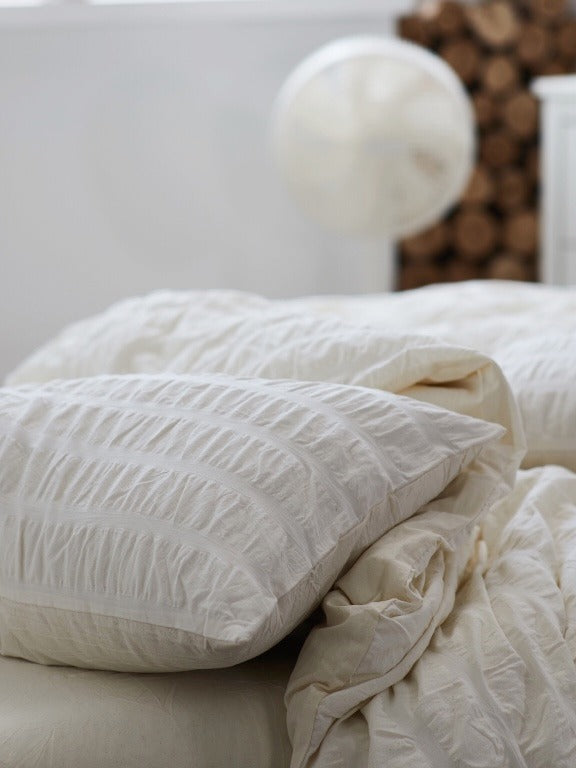 Ivory Mist Cotton Seersucker Comforter original reference image 6