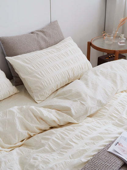 Ivory Mist Cotton Seersucker Comforter original reference image 8