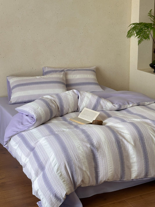 Lavender Mist Jacquard Cotton Comforter original reference image 2