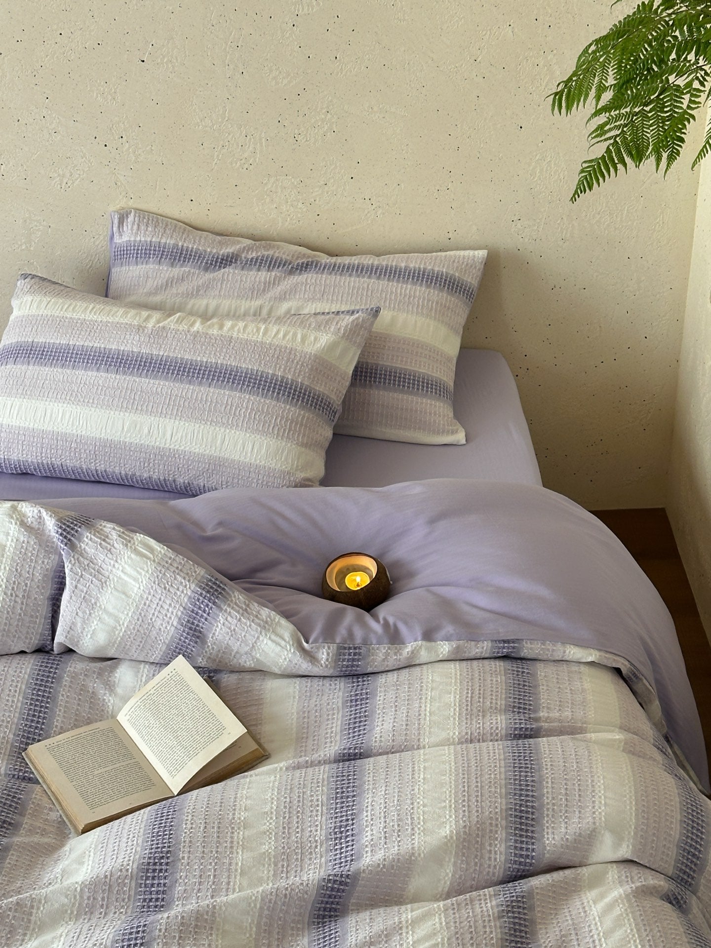 Lavender Mist Jacquard Cotton Comforter original reference image 4