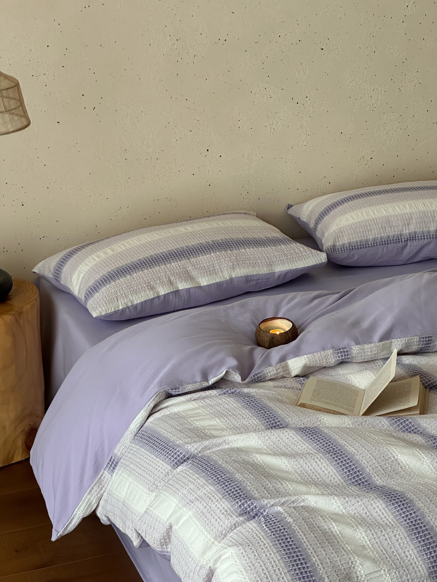 Lavender Mist Jacquard Cotton Comforter original reference image 5