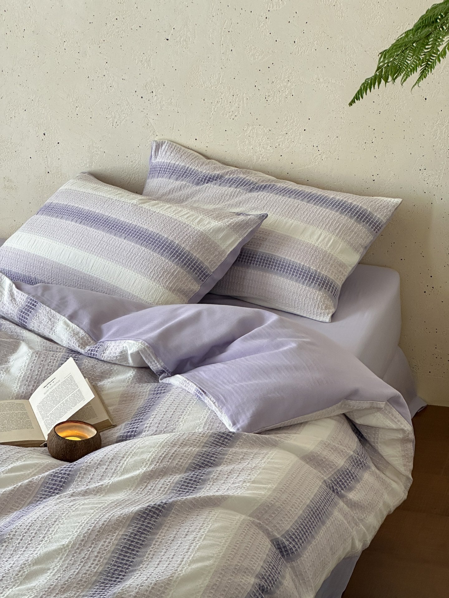 Lavender Mist Jacquard Cotton Comforter original reference image 6
