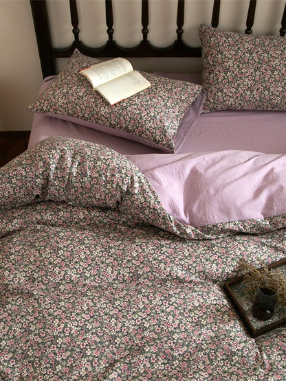 Meadow Muslin Floral Duvet Cover original reference image 40