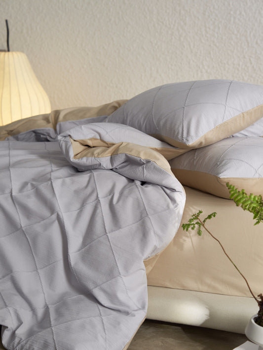 Mist Haven Cotton Jacquard Duvet Cover original reference image 2