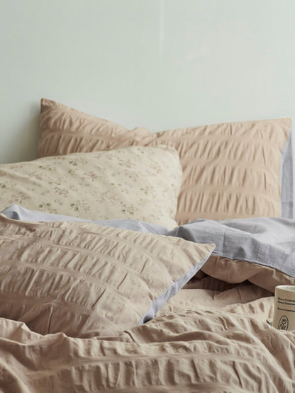 Oat Whisper Cotton Seersucker Comforter original reference image 3