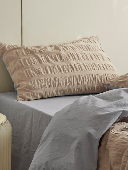 Oat Whisper Cotton Seersucker Comforter original reference image 4