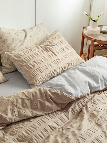Oat Whisper Cotton Seersucker Comforter original reference image 5