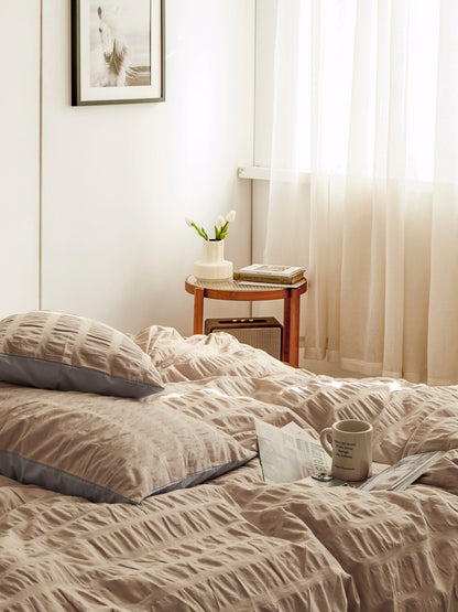 Oat Whisper Cotton Seersucker Comforter original reference image 8