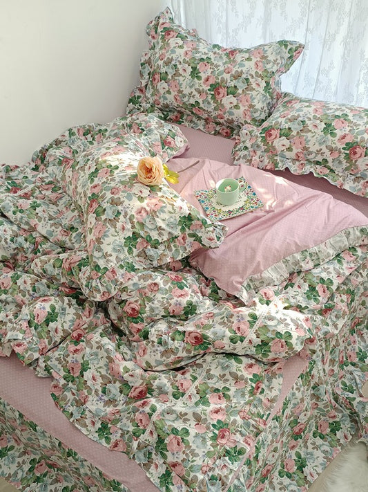 Rosefield Printed Cotton Duvet Cover original reference image 2