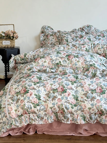 Rosefield Printed Cotton Duvet Cover original reference image 7