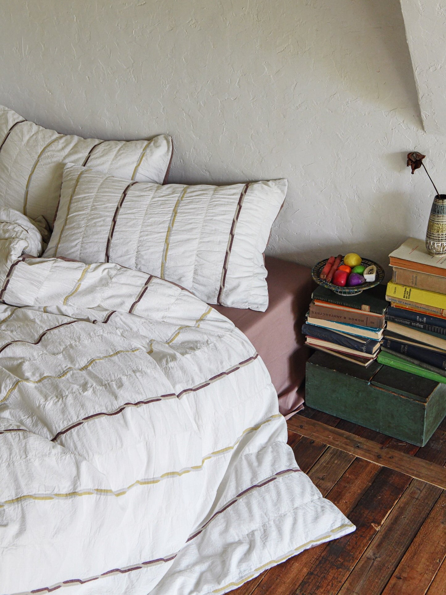 Rosewood Grid Jacquard Cotton Comforter Set original reference image 8