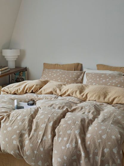 Sand Pebble Cotton Muslin Comforter original reference image 4