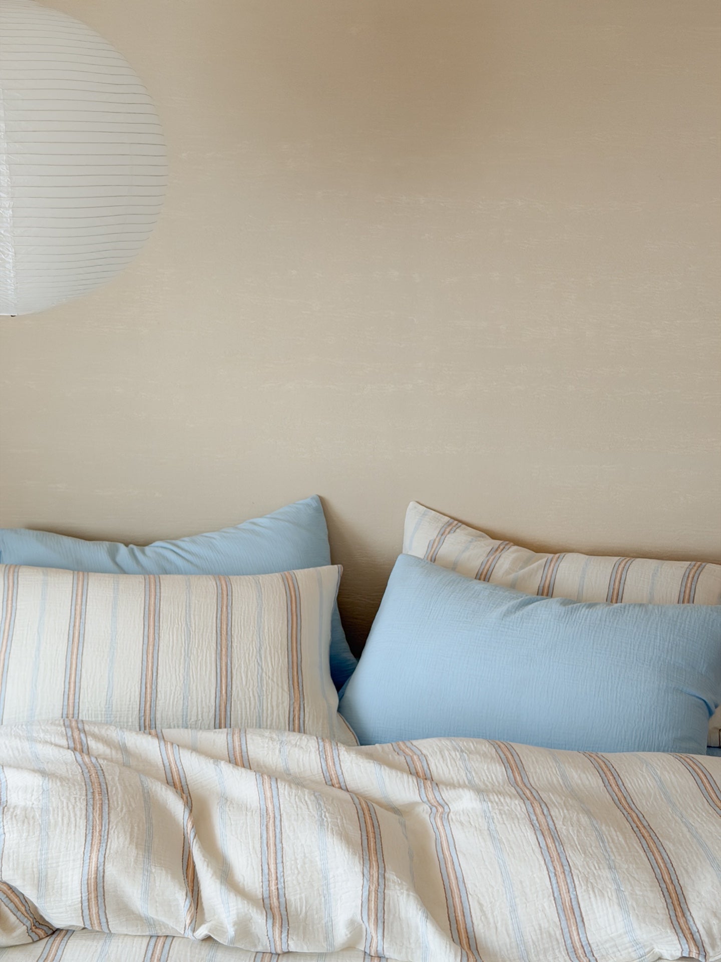 Seabreeze Stripe Cotton Muslin Comforter original reference image 5