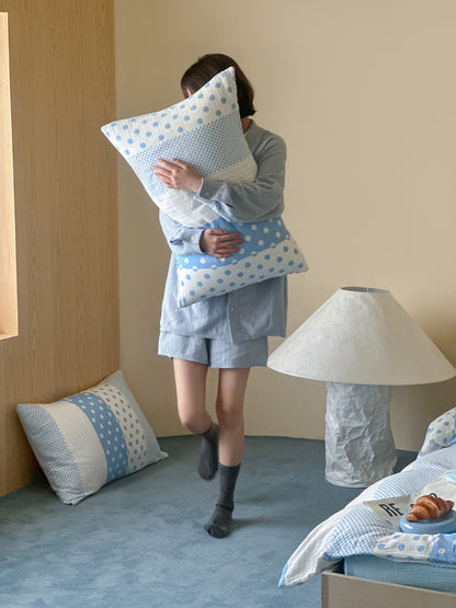 Sky Polka Dot Cotton Muslin Comforter original reference image 5