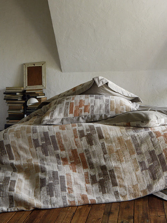 Terra Mosaic Cotton Jacquard Comforter original reference image 1