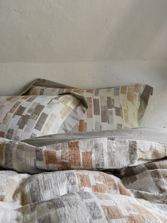 Terra Mosaic Cotton Jacquard Comforter original reference image 2
