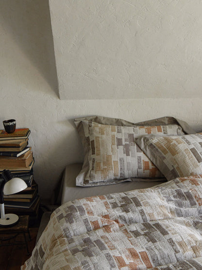 Terra Mosaic Cotton Jacquard Comforter original reference image 9